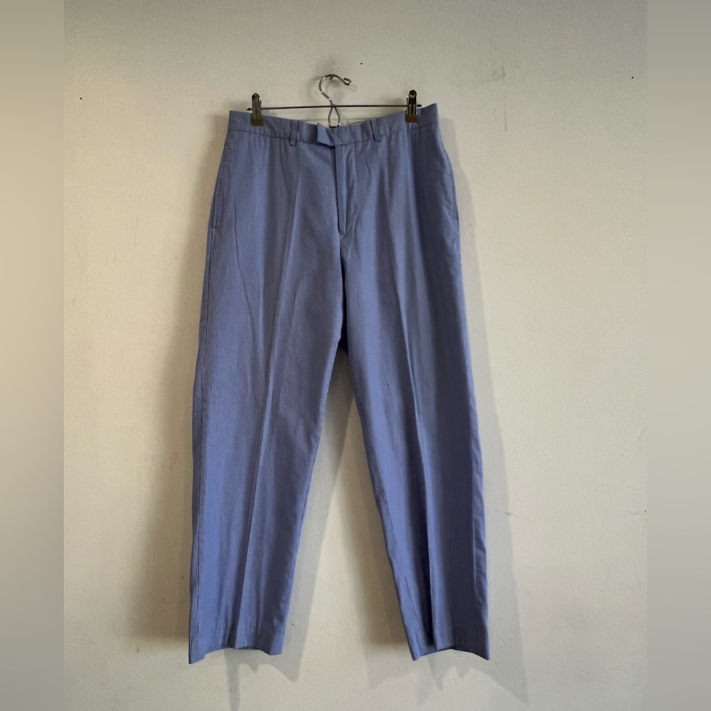 Ralph Lauren striped flat chino cruise Vacation trousers 32X30 Cotton Blend